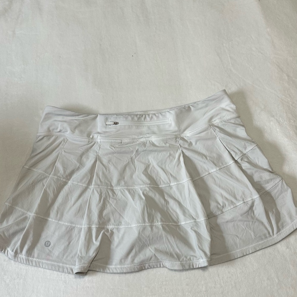 Lululemon White Athletic Skort
